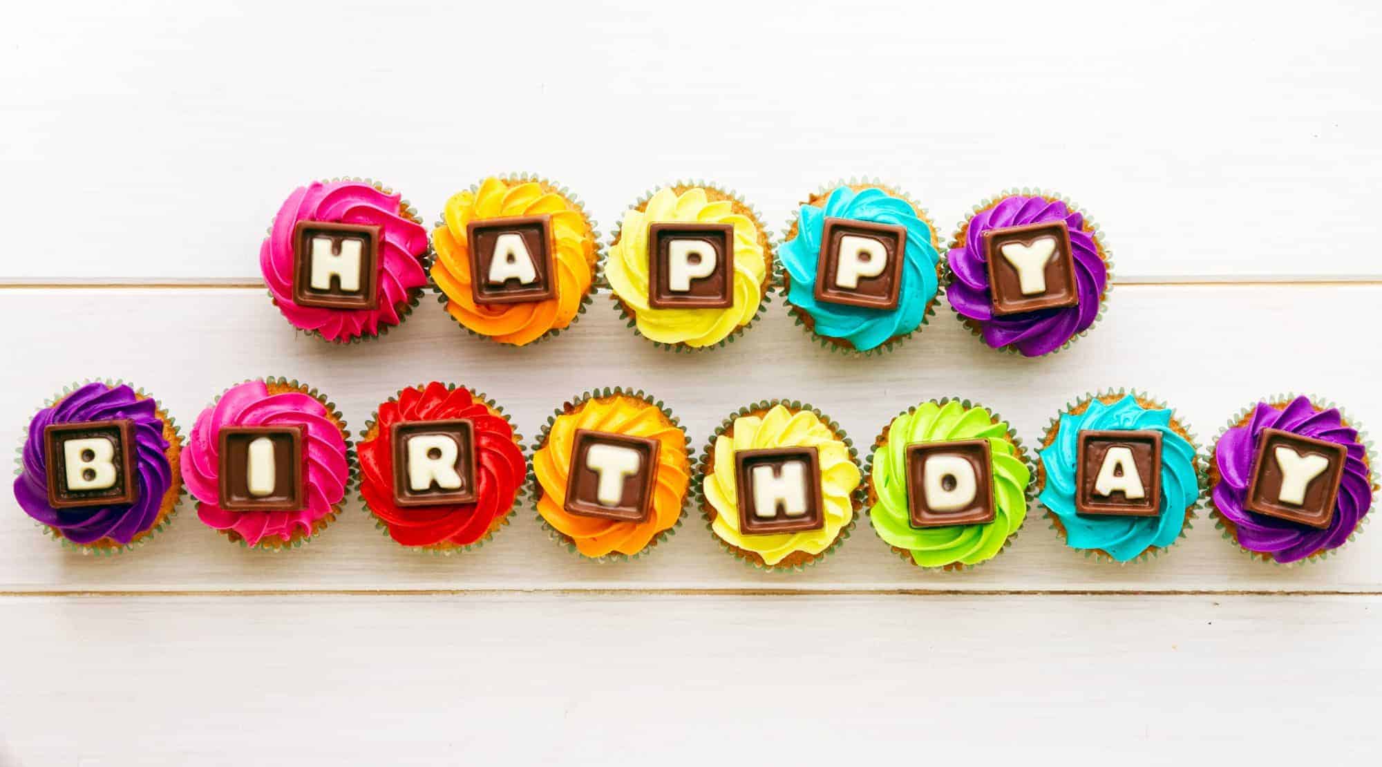 Gift Voucher happy birthday cupcakes